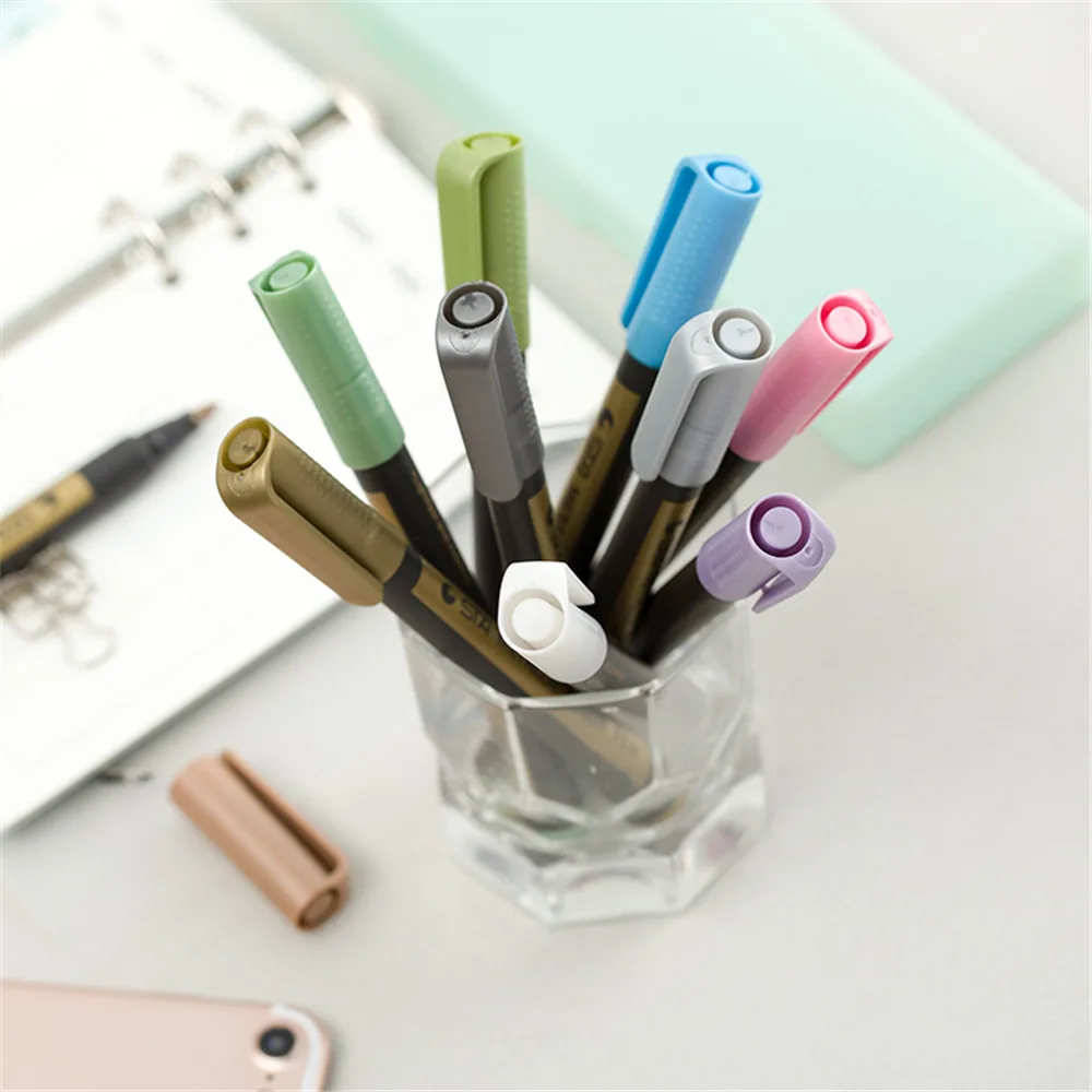 New Arrival Metallic Micron Pen Detailed Marking Color Metal Marker for Album Black Paper Srawing Art
New Arrival Metallic Micron Pen Detailed Marking Color Metal Marker for Album Black Paper Srawing Art