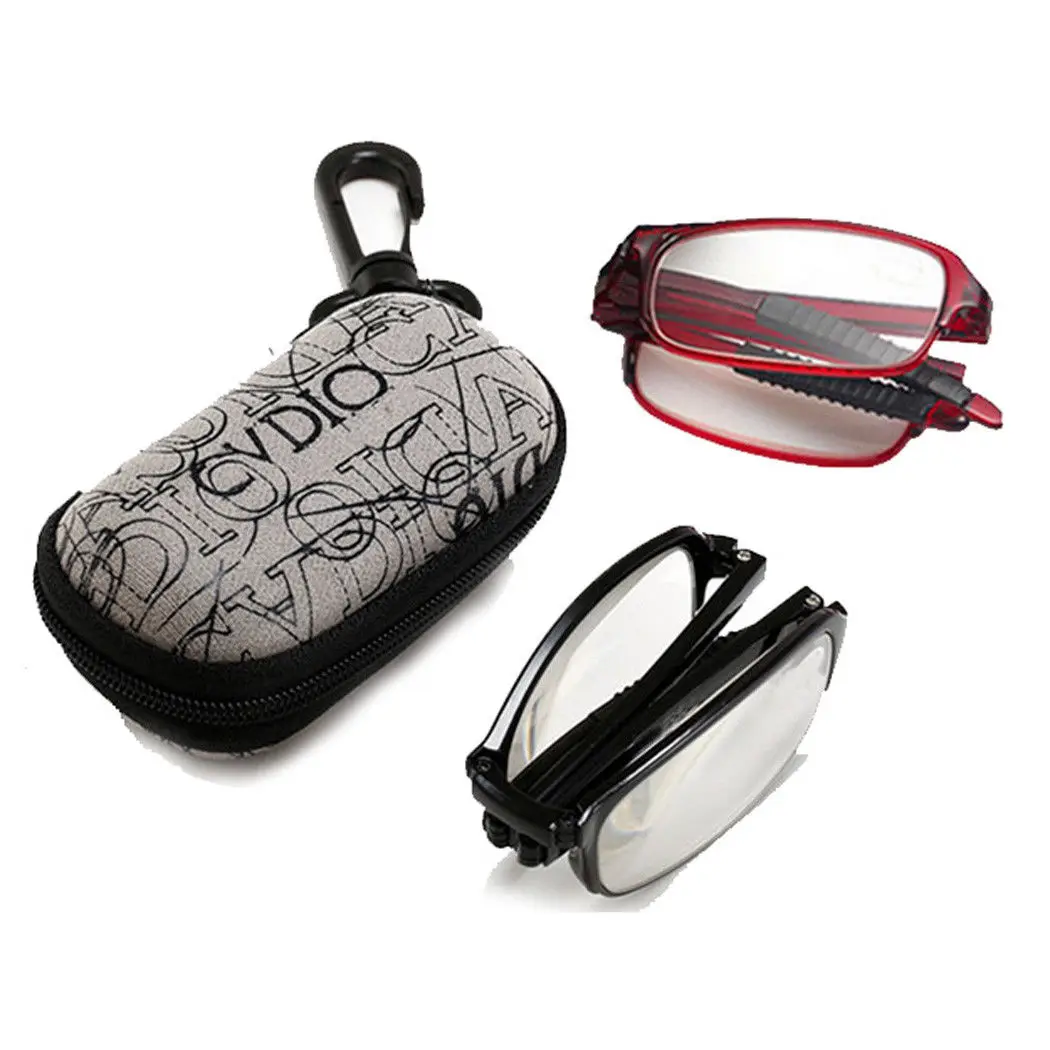 Stylish Unisex Women Men Oval TR90 Frame Fold Eyewear Eyelasses Readers Spectacles Reading Glasses Easy Carry With Caes 1.0-4.0 
Stylish Unisex Women Men Oval TR90 Frame Fold Eyewear Eyelasses Readers Spectacles Reading Glasses Easy Carry With Caes 1.0-4.0
