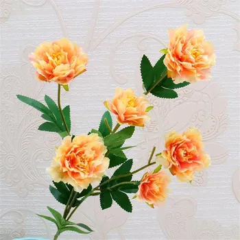 European Fake Single Stem Peony (6 heads/piece) Simulation Peonia for Wedding Home Showcase Decorative Artificial Flowers
European Fake Single Stem Peony (6 heads/piece) Simulation Peonia for Wedding Home Showcase Decorative Artificial Flowers