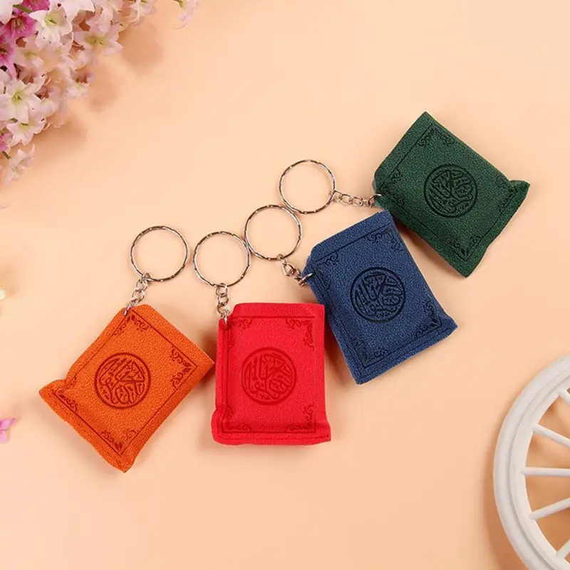 Creative Super Mini Arabic Quran Book Keychain Pendant PVC Storage Bag Cute DIY Art Craft Key Decor New Year Valentine Gift
Creative Super Mini Arabic Quran Book Keychain Pendant PVC Storage Bag Cute DIY Art Craft Key Decor New Year Valentine Gift