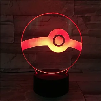 NEW Pokemon Ball Poke Luminaria 3D Lamp Cartoon Japanese LED Atmosphere Night Light USB RC Remote Touch Mood Lighting Toy Kid
NEW Pokemon Ball Poke Luminaria 3D Lamp Cartoon Japanese LED Atmosphere Night Light USB RC Remote Touch Mood Lighting Toy Kid