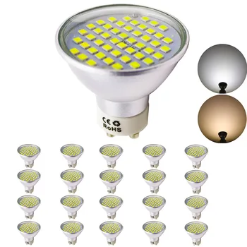20x LED Bulb GU10 LED Lamp AC195-240V 48leds SMD 2835 Aluminum alloy Warm White Cold White Lights for Home Decoration Light
20x LED Bulb GU10 LED Lamp AC195-240V 48leds SMD 2835 Aluminum alloy Warm White Cold White Lights for Home Decoration Light