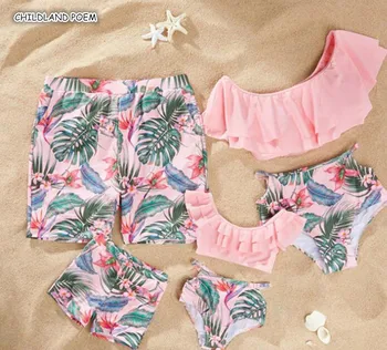 Mother Daughter Swimsuit Family Matching Swimwear Mommy And Me Bikini Clothes Ruffle Father Son Mom And Daughter Bathing Suit
Mother Daughter Swimsuit Family Matching Swimwear Mommy And Me Bikini Clothes Ruffle Father Son Mom And Daughter Bathing Suit