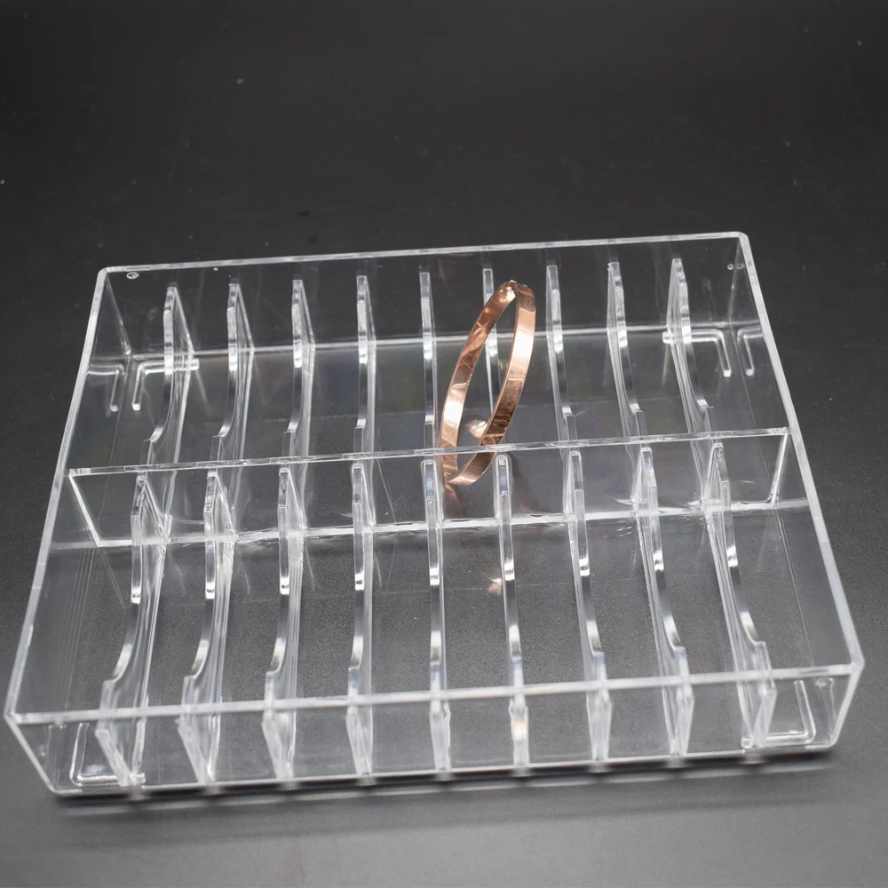 20 slot Acrylic Jewelry Organizer Bracelet Display Holder Showcase Jewelry Packing & Displays
20 slot Acrylic Jewelry Organizer Bracelet Display Holder Showcase Jewelry Packing & Displays