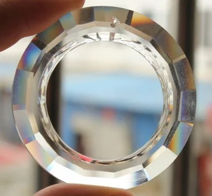 20pcs 60mm 50mm clear circle Flying Rings Design k9 Crystal Prisms Hanging Pendant Suncatcher Chandelier Parts Home Decoration
20pcs 60mm 50mm clear circle Flying Rings Design k9 Crystal Prisms Hanging Pendant Suncatcher Chandelier Parts Home Decoration