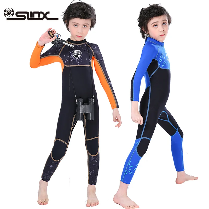 Slinx Boys' Diving Suit 3mm Neoprene Full-body Swimming Suit Long-sleeved Keep Warm Anti-UV Scuba Snorkeling Wetsuit
Slinx Boys' Diving Suit 3mm Neoprene Full-body Swimming Suit Long-sleeved Keep Warm Anti-UV Scuba Snorkeling Wetsuit