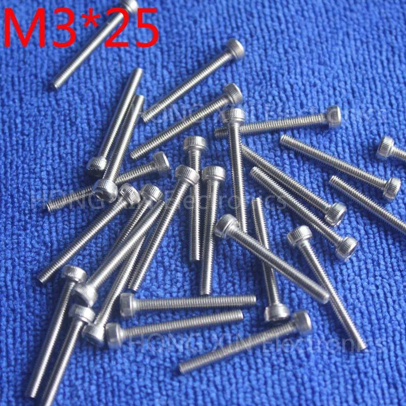 M3*25 1pcs Cylinder head inner hexagon screw 304 Stainless steel 25mm screw socket head screws inner hexagonal head bolt
M3*25 1pcs Cylinder head inner hexagon screw 304 Stainless steel 25mm screw socket head screws inner hexagonal head bolt