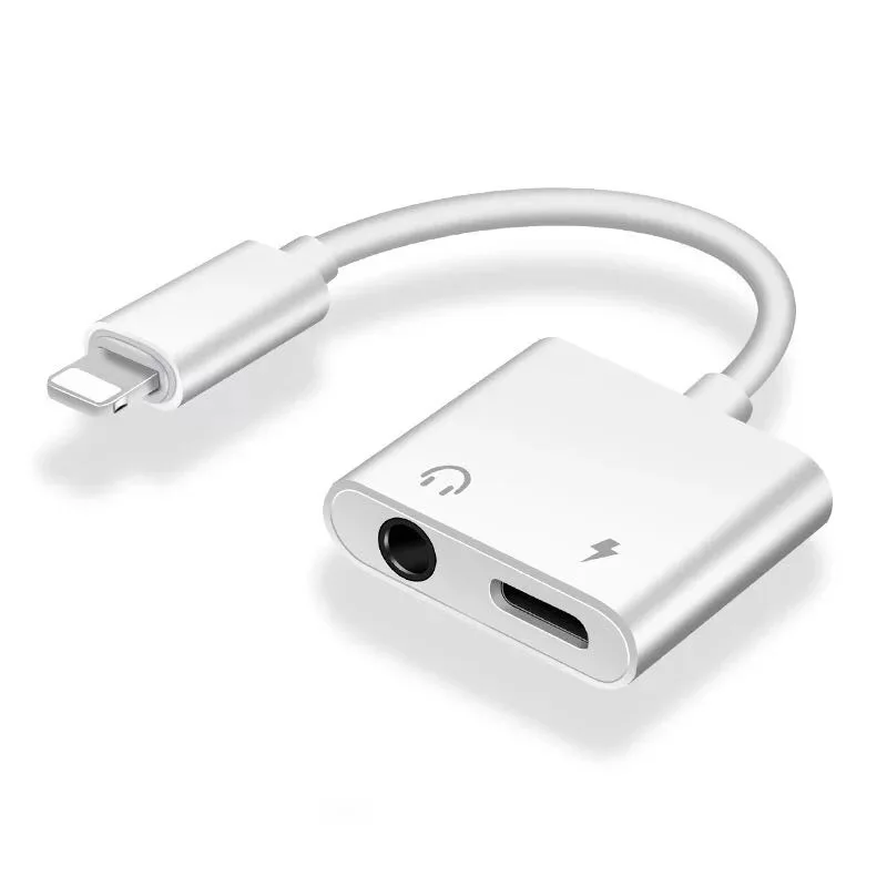 2 in 1 Lighting to 3.5mm Audio Jack AUX Splitter for Lighting Charging Earphone Adapter Splitter For iphone7/8/X/XS/XR/MAX
2 in 1 Lighting to 3.5mm Audio Jack AUX Splitter for Lighting Charging Earphone Adapter Splitter For iphone7/8/X/XS/XR/MAX
