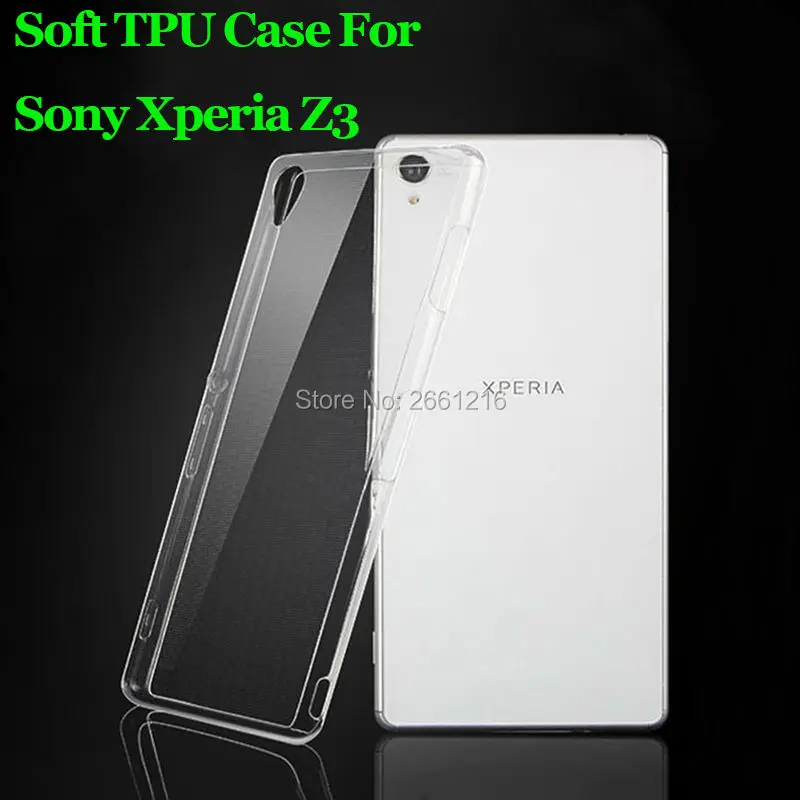 For Sony Z3 Soft TPU Silicon Gel Transparent Case Back Housing Cover For Sony Xperia Z3 L55T D6603 D6616 D6633 D6643 D6653 5.2"
For Sony Z3 Soft TPU Silicon Gel Transparent Case Back Housing Cover For Sony Xperia Z3 L55T D6603 D6616 D6633 D6643 D6653 5.2"