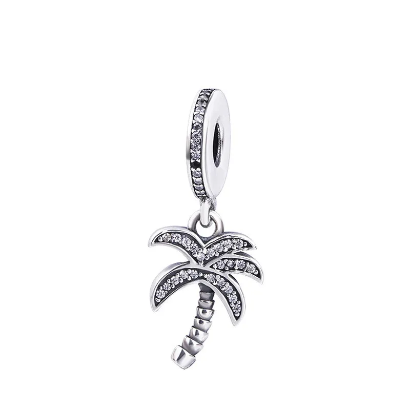 Authentic 925 Sterling Silver Bead Charm Vintage Palm Tree With Crystal Pendant Beads Fit Pandora Bracelet & Necklace Jewelry
Authentic 925 Sterling Silver Bead Charm Vintage Palm Tree With Crystal Pendant Beads Fit Pandora Bracelet & Necklace Jewelry