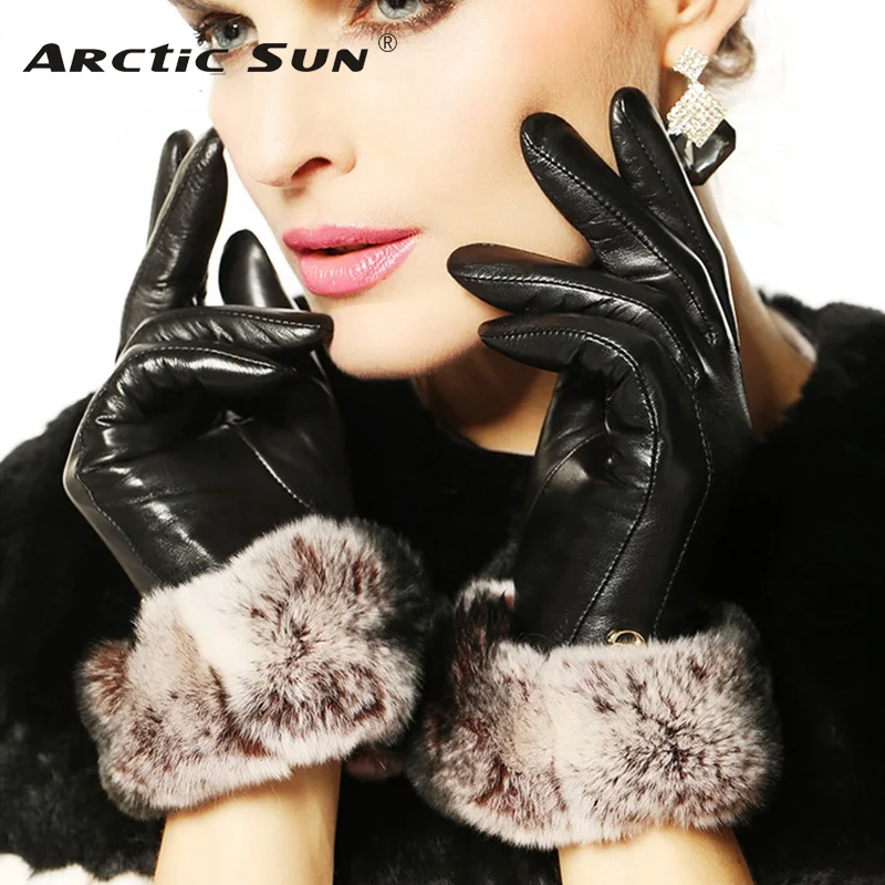 Otter's rabbit hair lady sheepskin gloves winter warm women Genuine leather gloves fashion wrist winter driving gloves
Otter's rabbit hair lady sheepskin gloves winter warm women Genuine leather gloves fashion wrist winter driving gloves