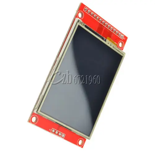 240x320 2.4" SPI TFT LCD Touch Panel Serial Port Module with PBC ILI9341 3.3V 240x320 ILI9341
240x320 2.4" SPI TFT LCD Touch Panel Serial Port Module with PBC ILI9341 3.3V 240x320 ILI9341