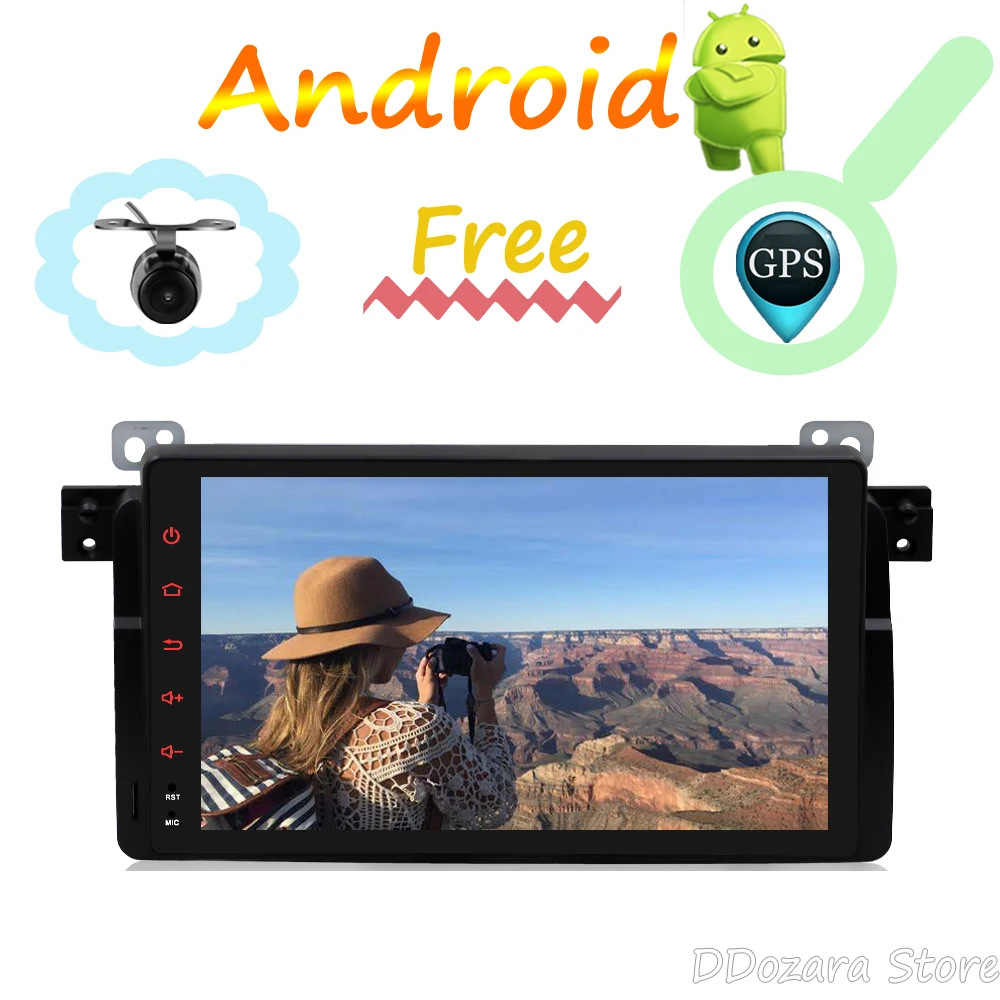 Car Multimedia player Android 8.0 GPS Autoradio 1 Din Stereo System For BMW/E46/M3/Rover/3 Series RAM 2G WIFI FM Radio Camera 
Car Multimedia player Android 8.0 GPS Autoradio 1 Din Stereo System For BMW/E46/M3/Rover/3 Series RAM 2G WIFI FM Radio Camera