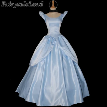 Cinderella Fancy Dress Halloween Princess Costume Custom made Wedding Blue Dress Cosplay Cinderella Party Cloth
Cinderella Fancy Dress Halloween Princess Costume Custom made Wedding Blue Dress Cosplay Cinderella Party Cloth