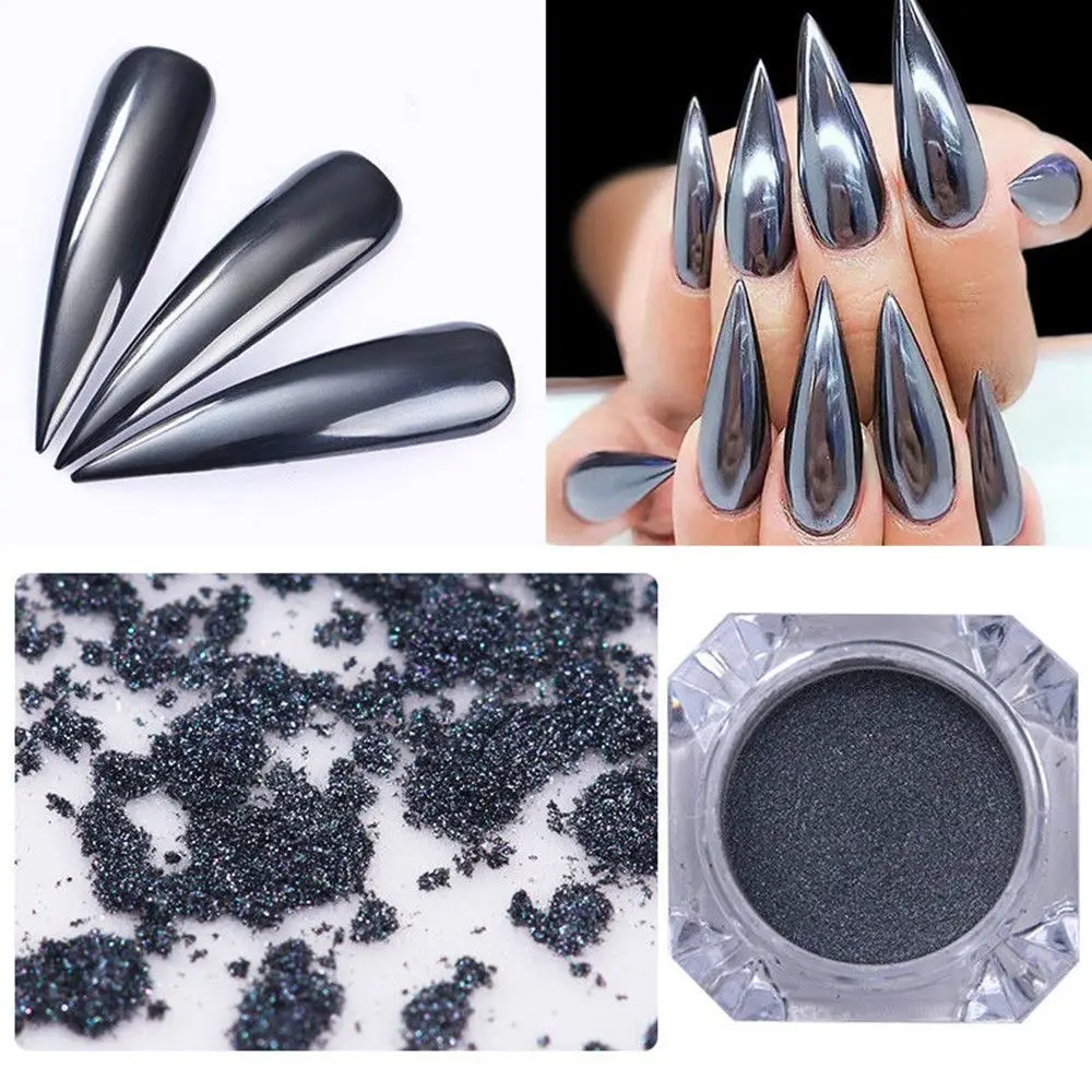 0.5G Fashion New 1 Box Mirror Black Beauty Nail Powder Nail Art Chrome Pigment Dust Glitter Hot
0.5G Fashion New 1 Box Mirror Black Beauty Nail Powder Nail Art Chrome Pigment Dust Glitter Hot