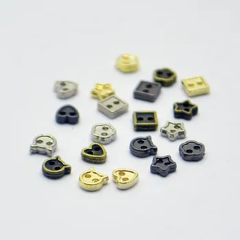 BJD doll clothes DIY accessories Metal Mini buckle 4MM multi shape blyth azone momok
BJD doll clothes DIY accessories Metal Mini buckle 4MM multi shape blyth azone momok