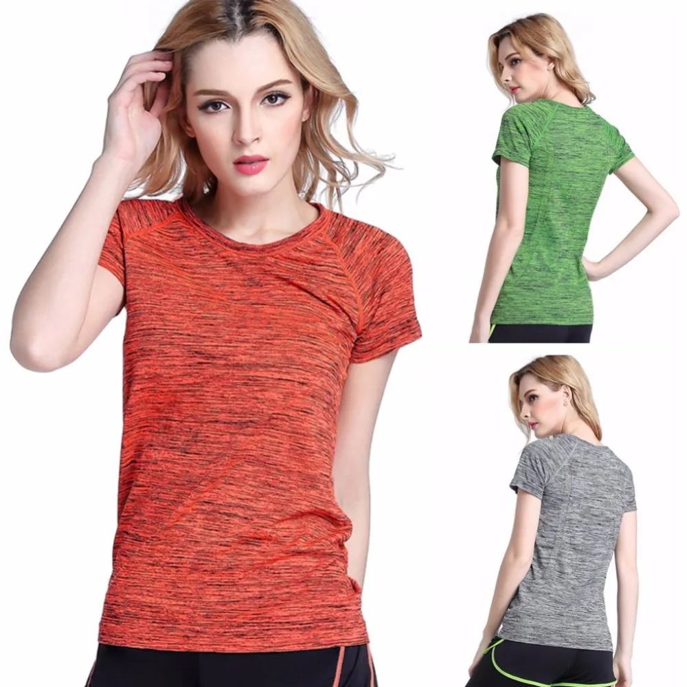 Women High Quality Tops Clothing Fitness T-shirt Ladies Short Sleeves Round Collar ,Comfortable,Quick Dry.
Women High Quality Tops Clothing Fitness T-shirt Ladies Short Sleeves Round Collar ,Comfortable,Quick Dry.