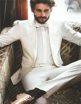 2018 New Promotion Customized White Fashion Groom Tuxedos Groomsman Wedding Business Evening Party Man Suits(Jacket+Pants+Bow)
2018 New Promotion Customized White Fashion Groom Tuxedos Groomsman Wedding Business Evening Party Man Suits(Jacket+Pants+Bow)
