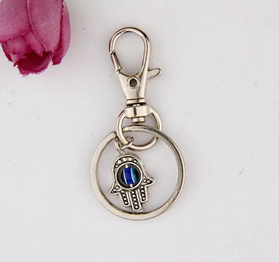 50pcs Zinc Alloy Plating Silver Ha Samu Hand Charm Rotating Lobster Clasp Keychain Key Chains Fashion Jewelry For Women&Men G667
50pcs Zinc Alloy Plating Silver Ha Samu Hand Charm Rotating Lobster Clasp Keychain Key Chains Fashion Jewelry For Women&Men G667
