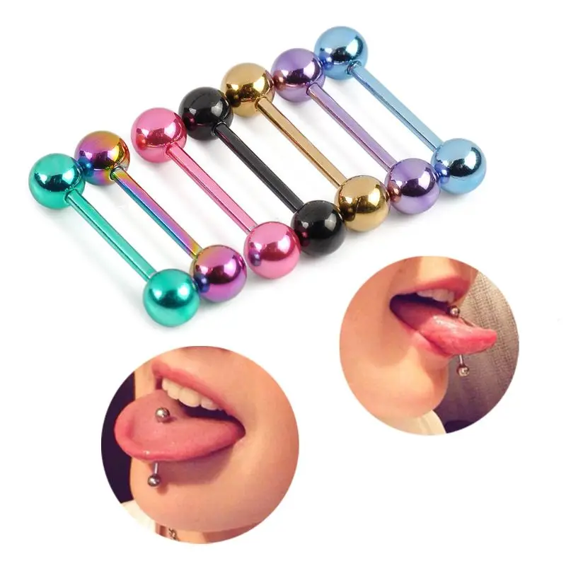 7Pcs Stainless Steel Mixed Colors Tongue Rings Piercing Body Jewelry Women Men
7Pcs Stainless Steel Mixed Colors Tongue Rings Piercing Body Jewelry Women Men