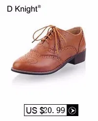 Women Oxfords New Vintage Pu Lace Up Flat Oxfords For Women Big Size 34-43 Ladies Casual Flat Oxford Shoes Carved Brogue Oxfords