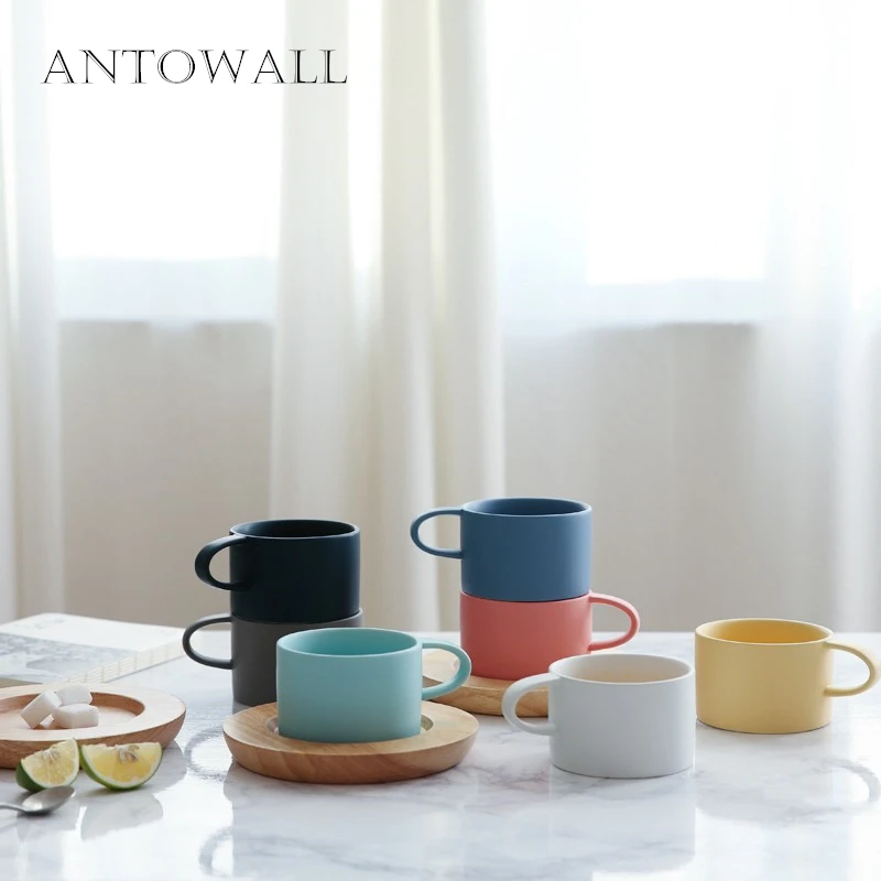 ANTOWALL Nordic Style Macaron Color Matt Mug Ceramic Scrub Coffee Mug Tea Water Cup Breakfast Milk Juice Mug
ANTOWALL Nordic Style Macaron Color Matt Mug Ceramic Scrub Coffee Mug Tea Water Cup Breakfast Milk Juice Mug