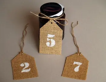 Vintage Hessian Table Number Tag Wedding Party Centerpiece Jute String Birthday Home Party Burlap Table Decoration
Vintage Hessian Table Number Tag Wedding Party Centerpiece Jute String Birthday Home Party Burlap Table Decoration