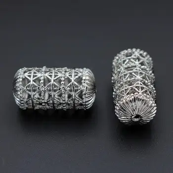 Long Metal Spacer Beads Quality Hollow Pattern Hole Size 2mm DIY for African Nigerian Men Women Statement Wedding Jewelry Making
Long Metal Spacer Beads Quality Hollow Pattern Hole Size 2mm DIY for African Nigerian Men Women Statement Wedding Jewelry Making