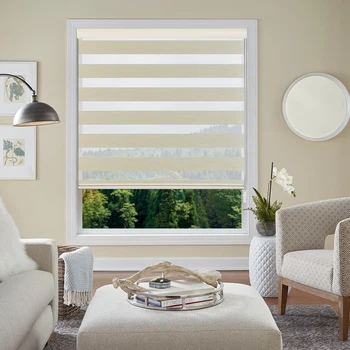 Caffeine Elegant Adjustable Sunlight Home Valance Dual Roller Blinds Zebra Blinds Customized Blinds
Caffeine Elegant Adjustable Sunlight Home Valance Dual Roller Blinds Zebra Blinds Customized Blinds