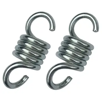 2 pcs 4" Extension Spring 700 LB Weight Capacity Fits Hammock Chair Hanging Porch Suspension Hooks Garden Swing Punch Bag
2 pcs 4" Extension Spring 700 LB Weight Capacity Fits Hammock Chair Hanging Porch Suspension Hooks Garden Swing Punch Bag