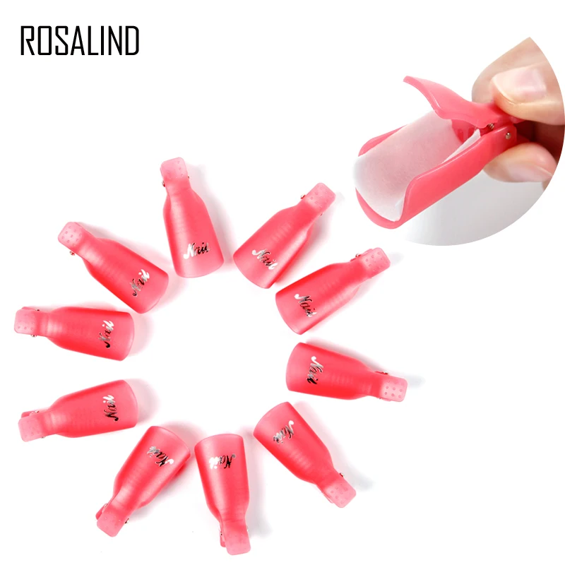 ROSALIND 10PCS Nail Art Plastic Gel Nail Polish Remover Soak Off Cap Clip UV Gel Polish Wrap Tool Fluid For Removal of Varnishes
ROSALIND 10PCS Nail Art Plastic Gel Nail Polish Remover Soak Off Cap Clip UV Gel Polish Wrap Tool Fluid For Removal of Varnishes