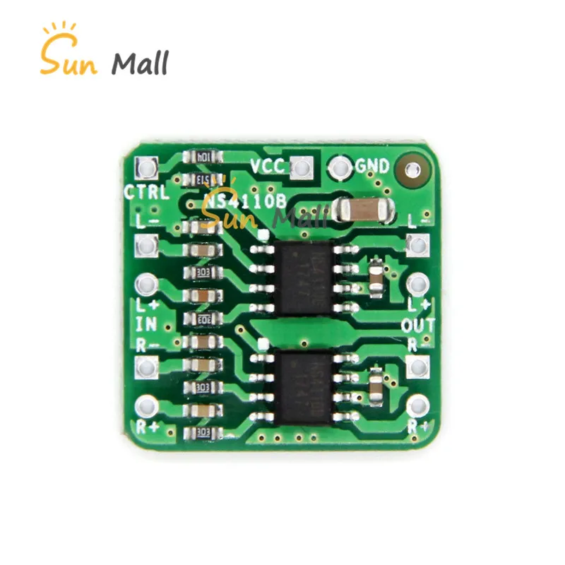 Differential Amplifier Board 2x18W Digital Class D/Class AB Audio Power Amplifier NS4110B Voltage 6-14V
Differential Amplifier Board 2x18W Digital Class D/Class AB Audio Power Amplifier NS4110B Voltage 6-14V