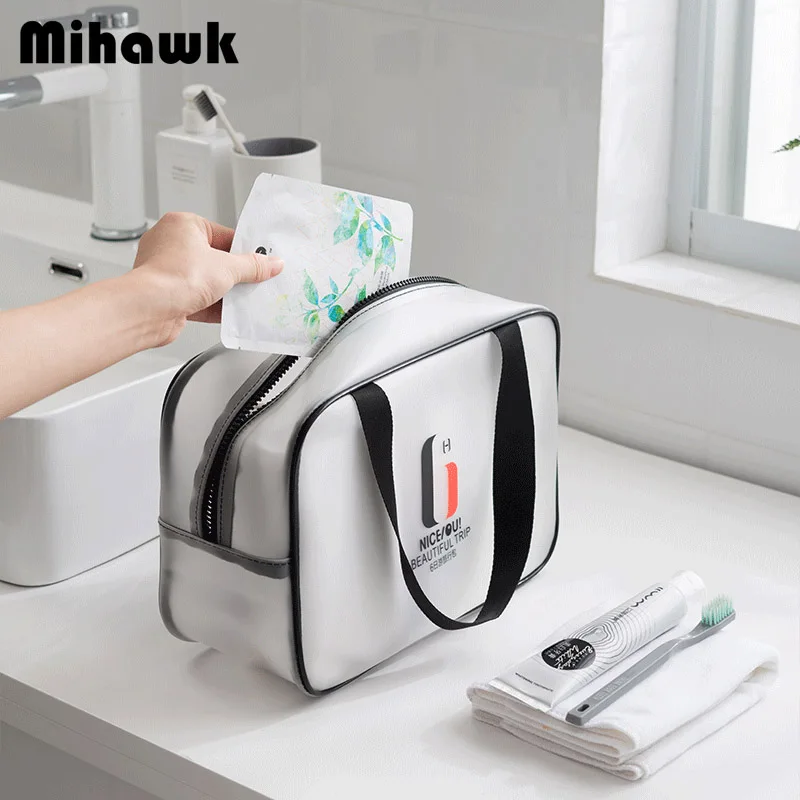 Mihawk Waterproof Translucent Cosmetic Bag Women's Travel Toiletry Wash Organizer Pouch Ladies Clear Beauty Makeup Tote Supplies
Mihawk Waterproof Translucent Cosmetic Bag Women's Travel Toiletry Wash Organizer Pouch Ladies Clear Beauty Makeup Tote Supplies