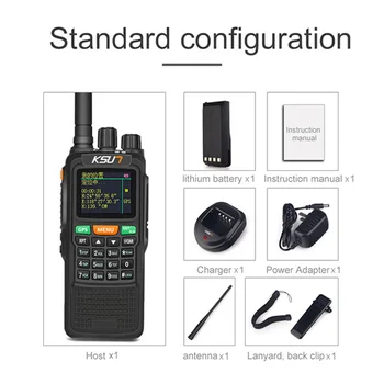 GPS Positioning 10W 6000 mAh KSUN Walkie-Talkie Civilian 50 KM Outdoor National High-Power Intercom Handheld Machine
GPS Positioning 10W 6000 mAh KSUN Walkie-Talkie Civilian 50 KM Outdoor National High-Power Intercom Handheld Machine