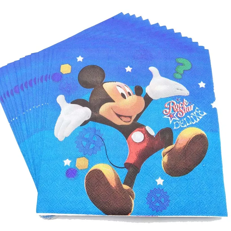 20pcs/set Mickey mouse Cartoon Theme Cartoon Kid Boys Girl favor Birthday Party Decoration Baby Shower Disposable Paper Napkins
20pcs/set Mickey mouse Cartoon Theme Cartoon Kid Boys Girl favor Birthday Party Decoration Baby Shower Disposable Paper Napkins