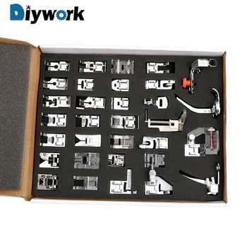 DIYWORK 32pcs Presser Sewing Machines Foot Multifunction Household Sewing Tools Set Box Feet Snap On Sewing Domestic
DIYWORK 32pcs Presser Sewing Machines Foot Multifunction Household Sewing Tools Set Box Feet Snap On Sewing Domestic