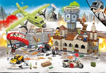 Game PUBG Military MOC scene batisbricks 4in1 Battlefield building block Peace elite army figures airplane weapon gun brick toy
Game PUBG Military MOC scene batisbricks 4in1 Battlefield building block Peace elite army figures airplane weapon gun brick toy