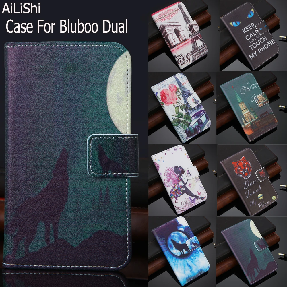 AiLiShi прямо с завода! Чехол для Bluboo Dual Luxury Flip Hot PU кожаный чехол эксклюзивный 100%