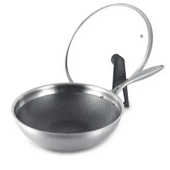 Cooking pot household non-stick pan 304 stainless steel wok gas stove induction cooker
Cooking pot household non-stick pan 304 stainless steel wok gas stove induction cooker