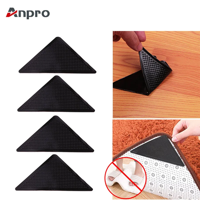 Anpro 4/8 Pcs Reusable Non Slip Carpet Gripper Washable Rug Grippers Pads for Tile Floors Carpets Floor Mats Living Room
Anpro 4/8 Pcs Reusable Non Slip Carpet Gripper Washable Rug Grippers Pads for Tile Floors Carpets Floor Mats Living Room