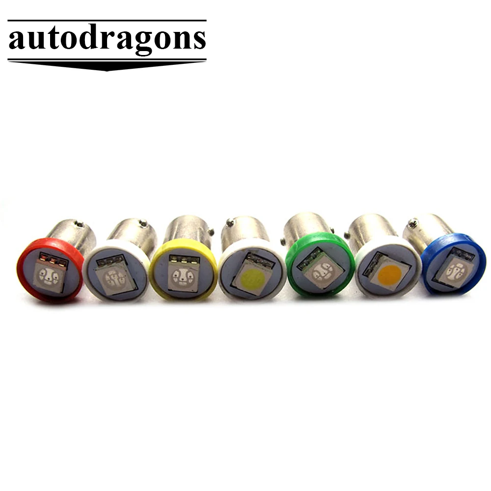 10 Pack Blue Pinball 6.3v LED Round Replacement Bulbs 44//47 Bayonet Base BA9S