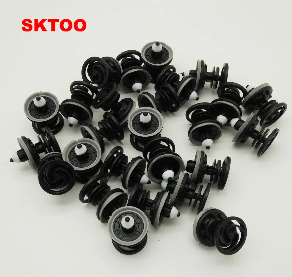 SKTOO 50 шт. фиксированный зажим для дверных досок VW Golf 6 7 Passat B7 Jetta6 Polo T5 A1 A4 Q3 Q5 Q7 7L6 868 243