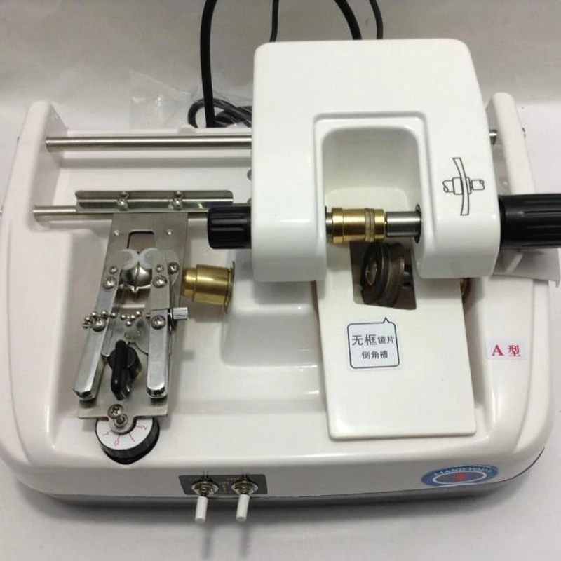 LY-12A automatic chamfer machine chamfering device for lens for half-rimmed or rimless eyeglass lenses
LY-12A automatic chamfer machine chamfering device for lens for half-rimmed or rimless eyeglass lenses