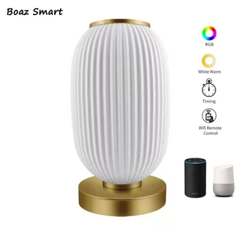 Boaz Tuya 3D Print Smart WiFi Table Lamp Alexa Google Home Colorful LED Bedside Night Lamp Voice Control Smartphone APP Control
Boaz Tuya 3D Print Smart WiFi Table Lamp Alexa Google Home Colorful LED Bedside Night Lamp Voice Control Smartphone APP Control