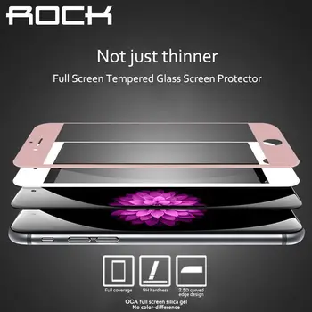 ROCK Full Screen Protector For iPhone 6S 6 4.7inch 0.3mm 9H Hardness Curved 2.5D edging craft Tempered Glass free shipping
ROCK Full Screen Protector For iPhone 6S 6 4.7inch 0.3mm 9H Hardness Curved 2.5D edging craft Tempered Glass free shipping