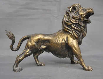 wedding decoration Chinese bronze Gilt Feng shui wealth auspicious lion Suan Ni Panthera leo statue
wedding decoration Chinese bronze Gilt Feng shui wealth auspicious lion Suan Ni Panthera leo statue
