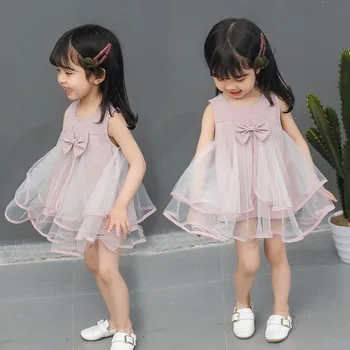 JIOROMY The new summer 2019 female children's clothing baby little fresh gauze dress a lattice undertakes
JIOROMY The new summer 2019 female children's clothing baby little fresh gauze dress a lattice undertakes