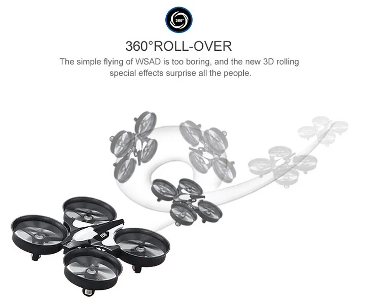 2017 Best Selling RC Drone 2.4G 6-axis gyro mini UFO drone original JJRC H36 rc quadcopter drone for sale