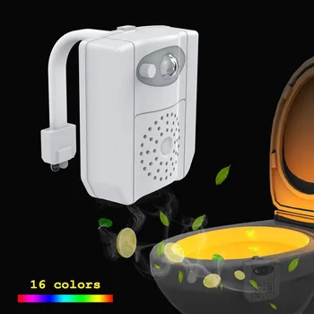 UV Sterilizer Toilet Night Light , Motion Activated Led Toilet Seat Light 16 Color Changing Bowl light with Aromatherapy
UV Sterilizer Toilet Night Light , Motion Activated Led Toilet Seat Light 16 Color Changing Bowl light with Aromatherapy