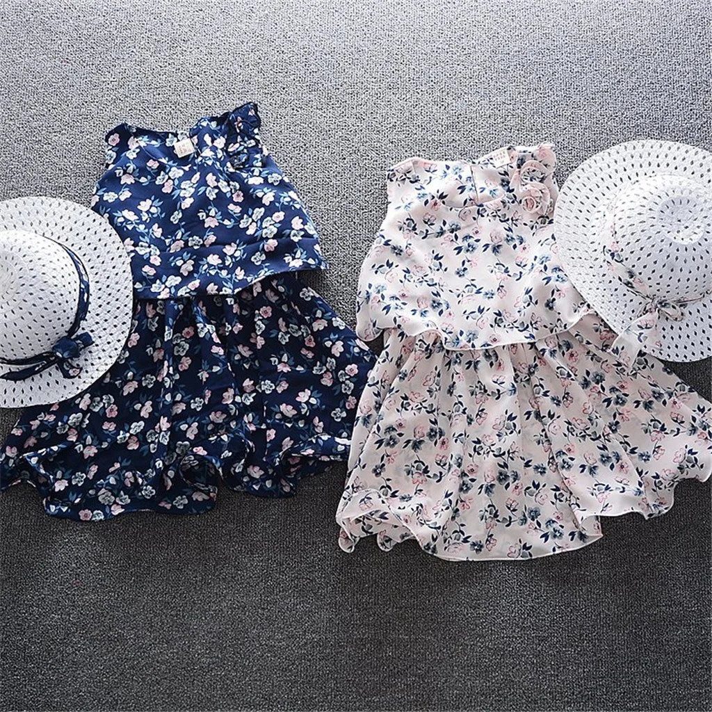 Fashion Casual Toddler Floral Dress Round neck Baby Girls Flowers A-Line Party Princess Dress Simple Clothes kiz bebek elbise
Fashion Casual Toddler Floral Dress Round neck Baby Girls Flowers A-Line Party Princess Dress Simple Clothes kiz bebek elbise